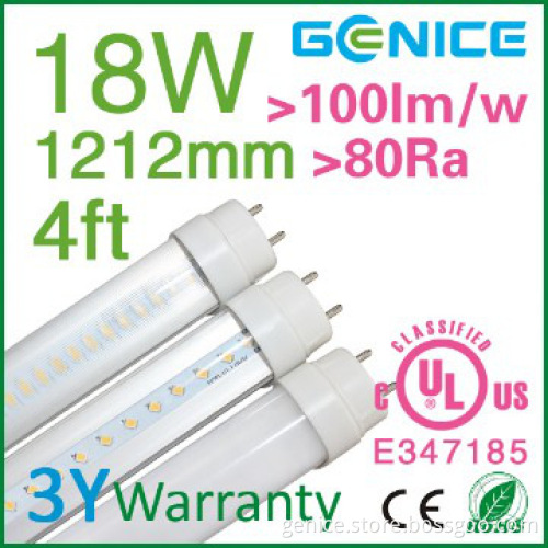 China manufacturer LED tube T8/T10 1200mm daylight 18W led tube light